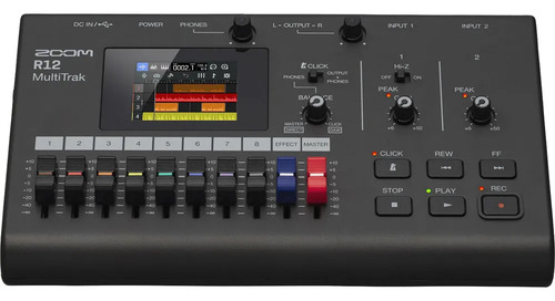Zoom R12 Multitrak Estudio Digital Touchscreen