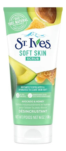 St. Ives Exfoliante De Aguacate Y Miel Para Piel Suave 170gr