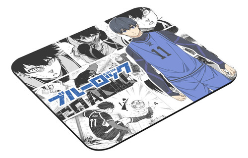 Mouse Pad 23x19cm Anime Manga Blue Lock 