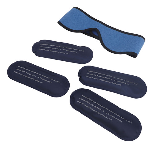 Blue Face Ice Pack Professional Alivia A Fadiga Muscular