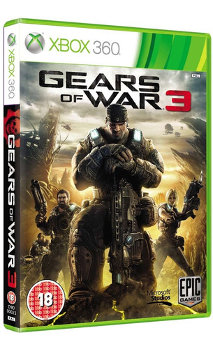 Gears Of War 3 - Xbox 360 Jogo Fisico 