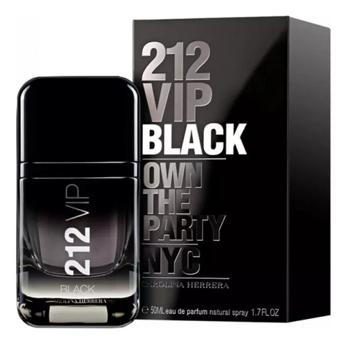  212 Vip Black Masculino Eau De Parfum 50ml