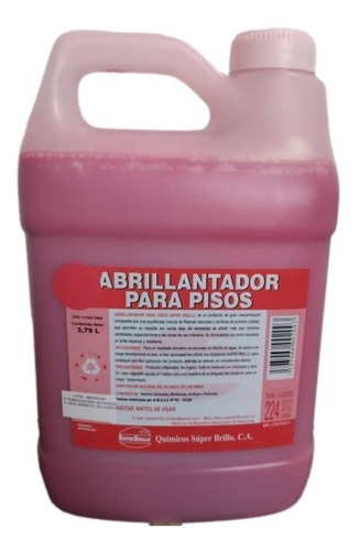 Abrillantador Para Pisos Rojo Super Brillo Galon