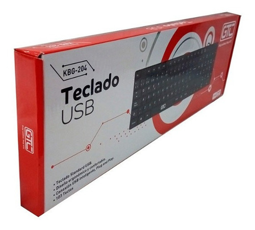 Imagen 4 de 9 de Teclado Usb Cable 105 Teclas Pc Notebook Envíos Garantía