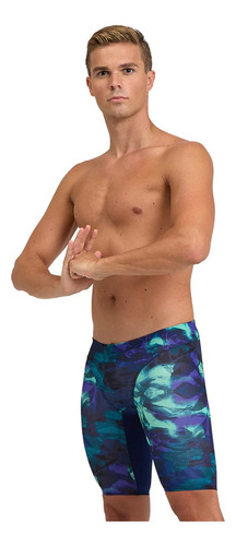 Malla Calza Natación Arena Hero Camo Hombre Maxlife Eco