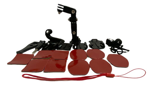 Set De 23 Accesorios Para Casco Compatible Con Gopro