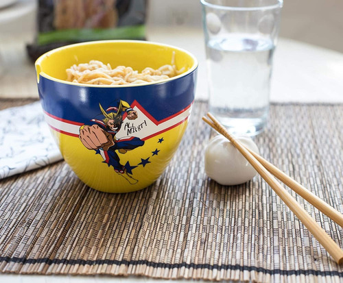 Mi Academia De Héroe Todo Podría Ramen Bowl | Tazón De 16 Oz