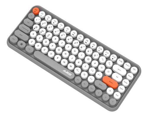 308i Wireless Bluetooth Keyboard, Compact 84 Keys Retro