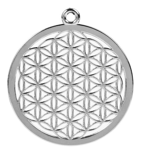 Medalla Flor De La Vida Geometria Sagrada Meditacion 