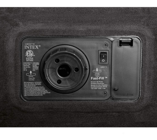 Imagen 6 de 9 de Intex Colchón Inflable Queen Con Bomba De Aire Eléctrica