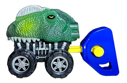 Imagen 3 de 9 de Auto Dinosaurio Con Lanzador Juguete Autito Pack X 4