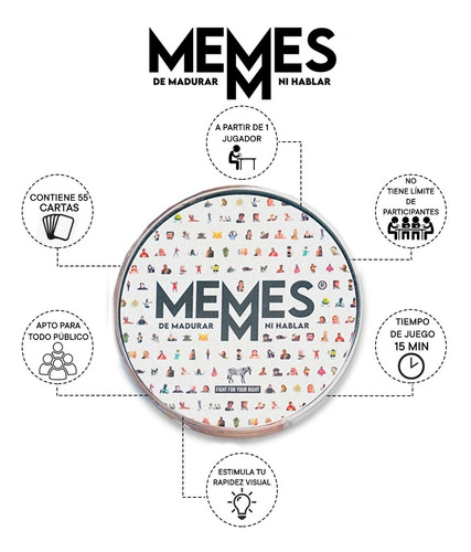 Imagen 10 de 12 de Dígalo Con Memes Cartas Salvajes Memmes Fight Juego Cartas