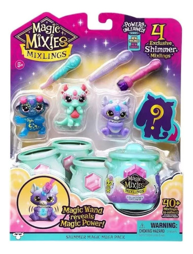 Magic Mixies Mixlings Pack X4 Mini Figuras 14692 Nryj