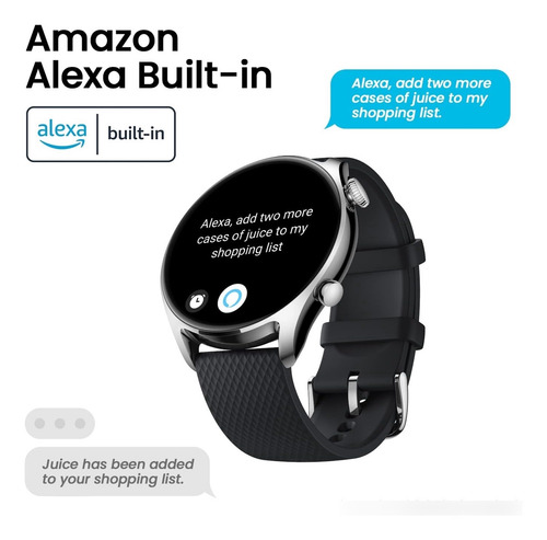 Smartwatch Amazfit Gtr 4 A2040 Com Gps E Alexa Preto Preto