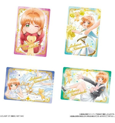 Imagen 9 de 10 de Cardcaptor Sakura Clear Card Bandai Wafer 3 Caja 20 Sobres
