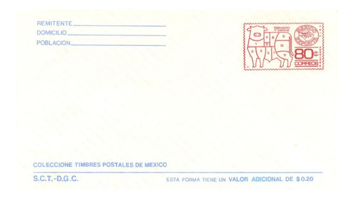 México Correograma Ganado Exporta Entero Postal