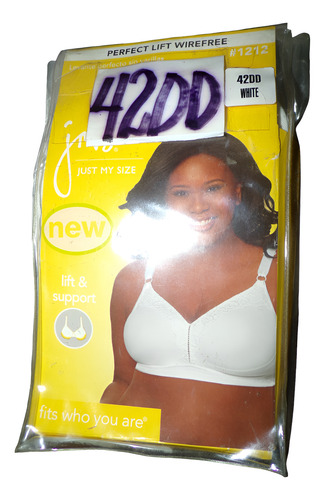 Brassier Blanco Talla 42dd Modelo 1212 Just My Size