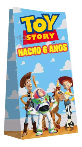 Bolsas Para Sorpresitas O Souvenirs Toy Story Pack X10