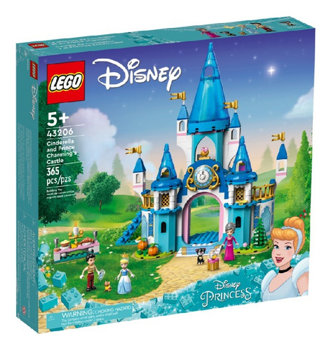 Lego 43206 Disney Castillo Cenicienta El Príncipe Encantador