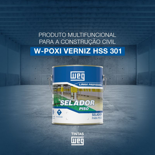 Tinta Weg W-poxi Hss 301 - Incolor - 7,2 L