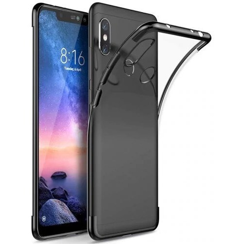 Funda Tpu Borde Electro Compatible Con Xiaomi Note 6 Pro