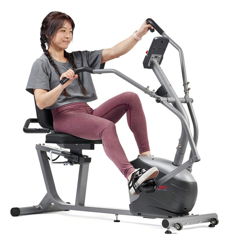 Sunny Health & Fitness Compact Performance Recumbent Bike