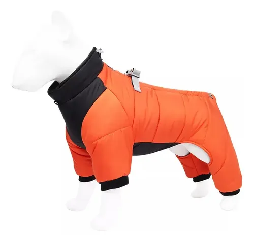 Macacão Impermeável Para Cachorro Com Peitoralfull