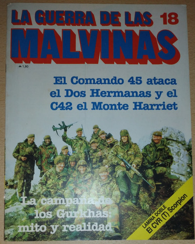 Revista La Guerra De Las Malvinas N°18 Septiembre De 1986
