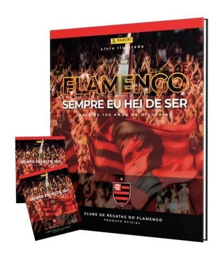 Álbum Capa Dura Completo Flamengo + 300 Figs. 