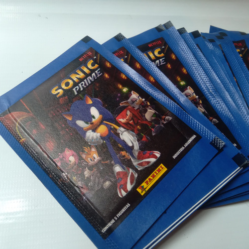 Pack X 15 Sobres De Figuritas Sonic Prime
