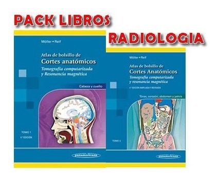 Pack Moller Atlas Cortes Anatomicos Tomo 1 Y 2 Libros Nuevos