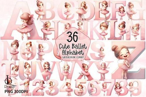 Imágenes Digitales Letras Números Bailarinas 90078933