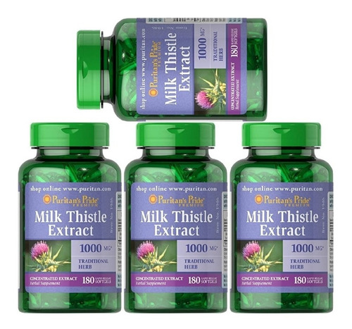 Imagen 1 de 3 de Milk Thistle Cardo Mariano Silimarina- Importado
