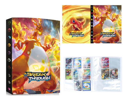 Álbum Cartas Pokémon - Capacidad 432 Cartas + 10 Cartas Gx 