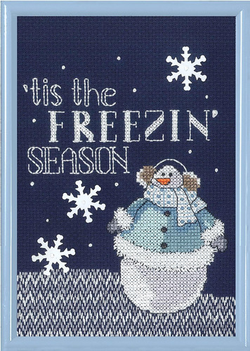 Janlynn Tis The Freezin Season Kit De Punto De Cruz, 5 X 7, 