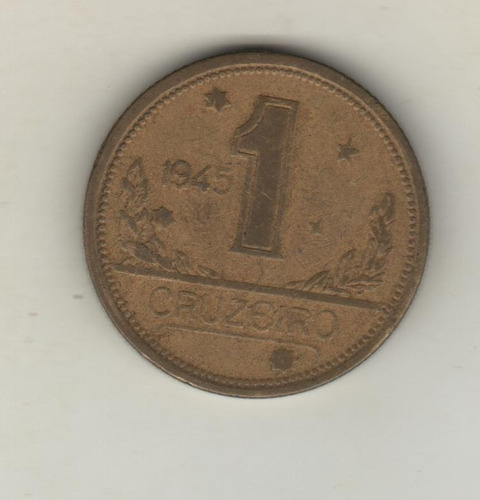 Brasil Moneda De 1 Cruzeiro Año 1945 Km 558 