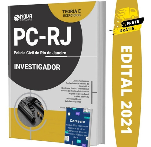 Imagem 1 de 6 de Apostila Investigador Concurso Pc Rj - Polícia Civil Rj