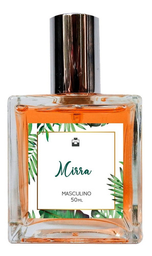 Perfume Natural De Mirra - Masculino Natural 50ml Essência do Brasil