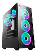 Comprar Chasis Atx Gamer Nichols 8012 Con 6 Fans Rgb