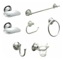 Comprar Kit De Accesorios Para Baño \u002Fset De 7 Piezas Bronce Cromado