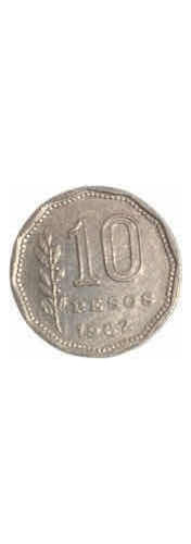 Moneda De 10 Pesos Argentinos, Año 1962