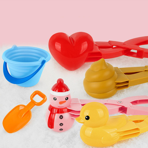 6x Herramientas Para Hacer Bolas De Nieve Juego Con Corazón