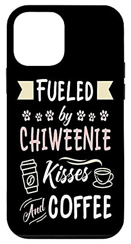 Funda Para iPhone 12 Mini Chiweenie Mom Coffee Lover Dog -02