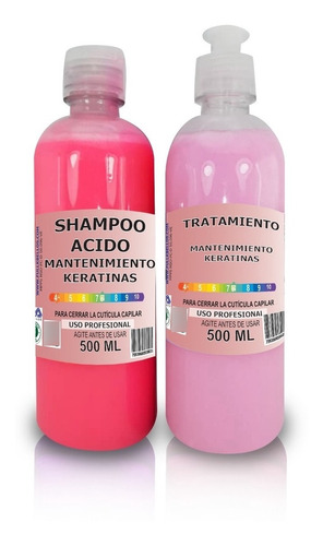 Queratina Post Tratamiento Shampoo+balsa - mL a $42