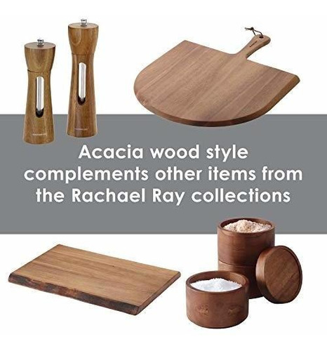 Ray Tools And Gadgets 2 Piece Acacia Salt Pepper Grinder