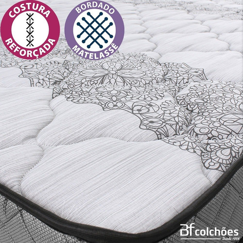 Imagem 3 de 4 de Colchão King Ortopédico Firme Espuma D33 Certificado 193x203