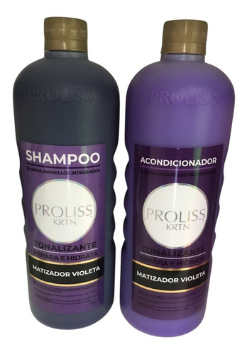 Shampoo Y Acondicionador Violeta - Proliss - Cruelty Free