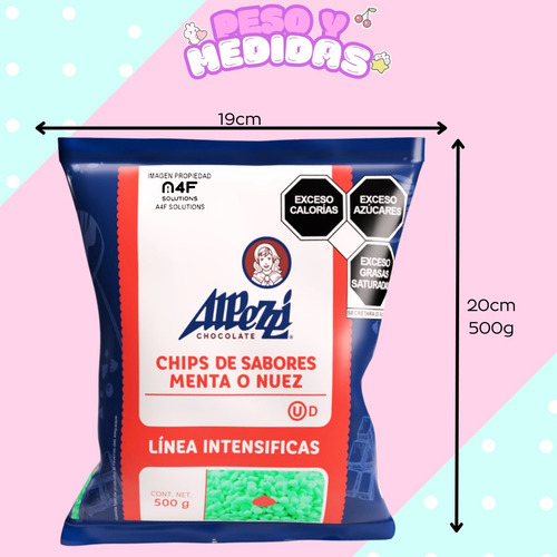 Chips Chispas Chocolate Colores Alpezzi 6 Paq Elige Favorito