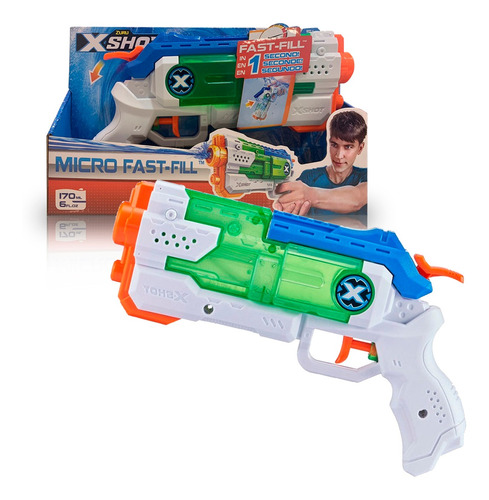 Pistola De Agua X-shot Micro Fast Fill Carga Rápida Cuota