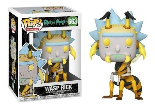 Funko Pop Wasp Rick #663 Rick And Morty Juguete Muñeco